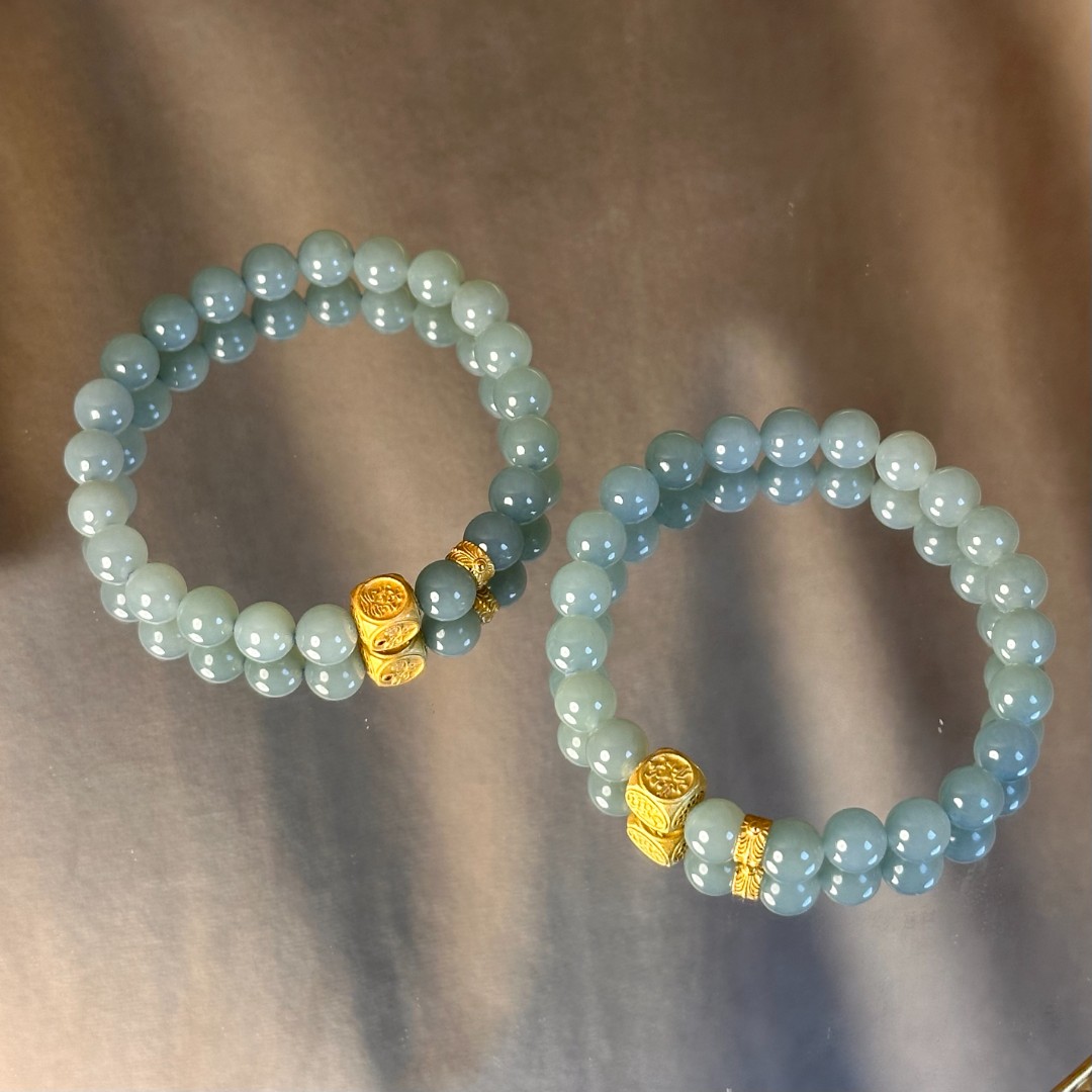 【蓝调】DM0470且末蓝和田玉925银手链多样性发一