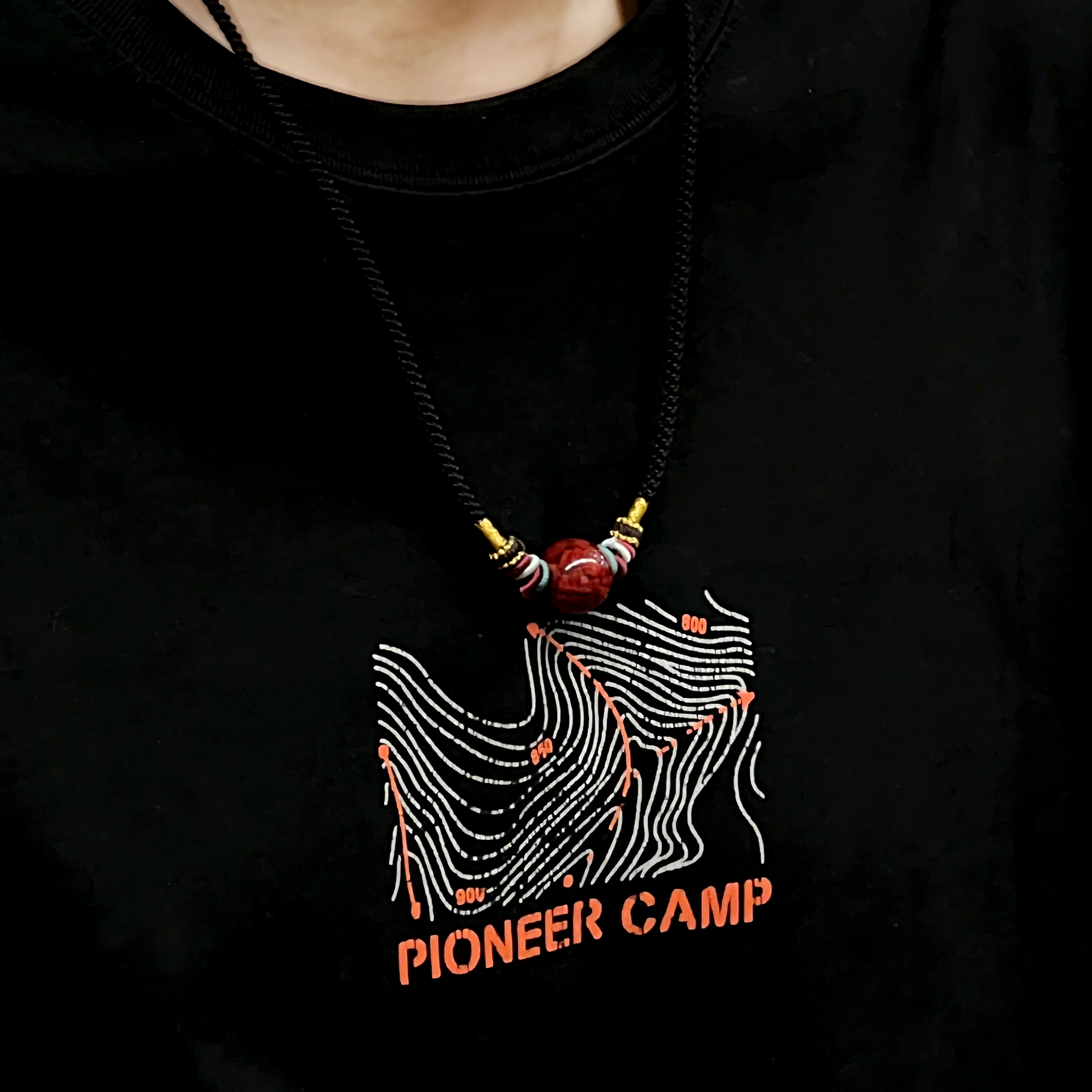 含辰砂工艺品【照殿】DM0954朱砂项链多样性发一