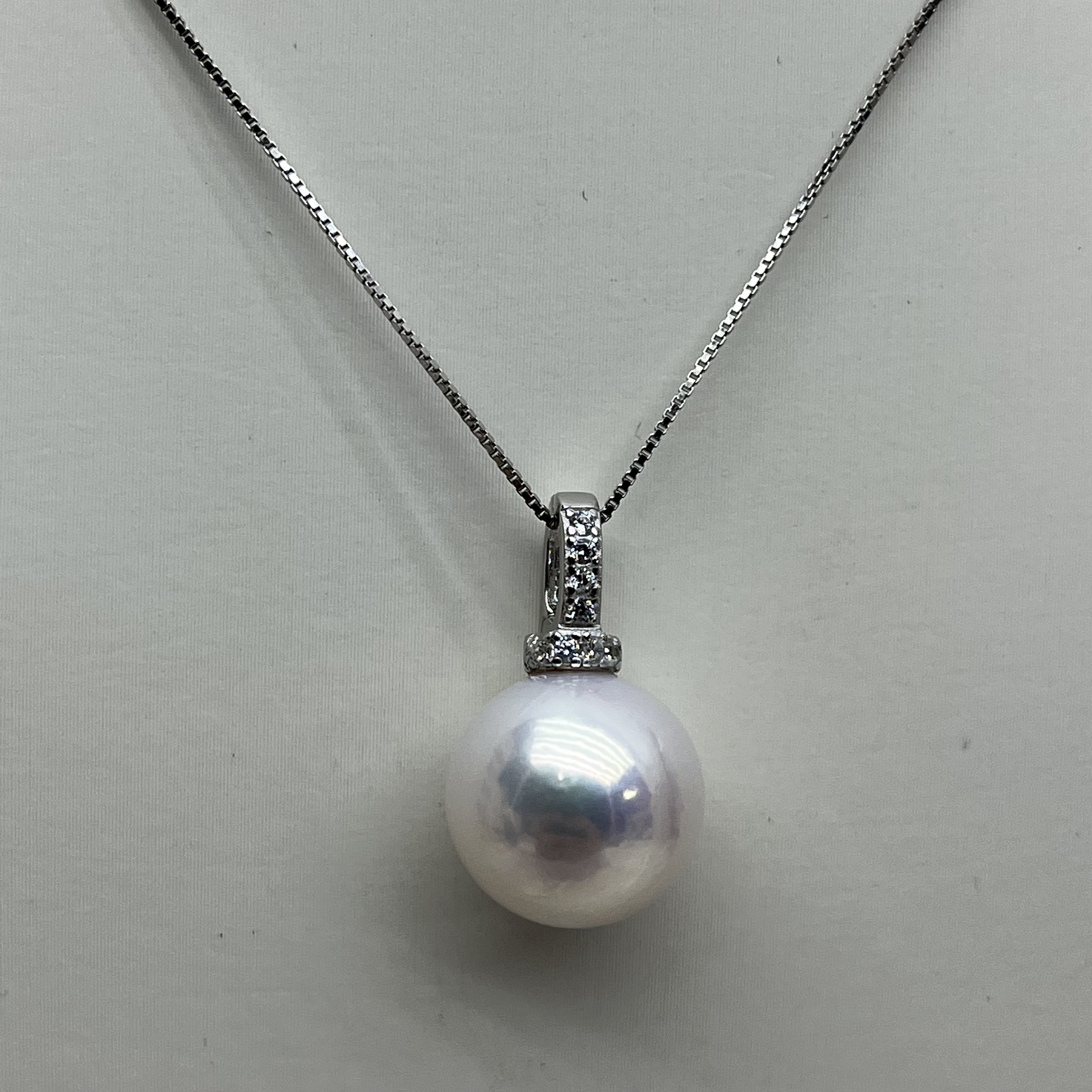 特选极光爱迪生珍珠11-13mm万能扣大龙珠吊坠（赠银链）