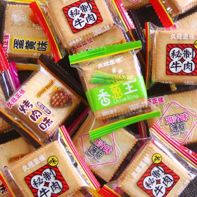 薄脆饼干超薄香葱鸡片咸味饼干小早餐笋0g