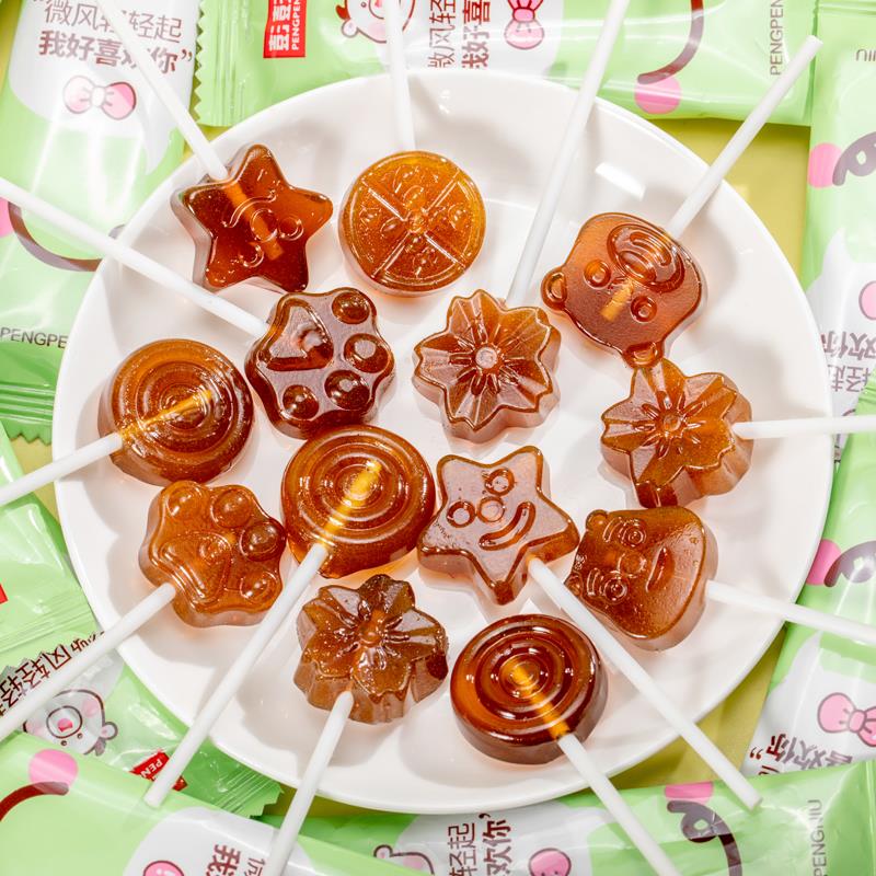 秋梨膏棒棒糖枇杷无剂零食小吃营养宝糖果宝礼物