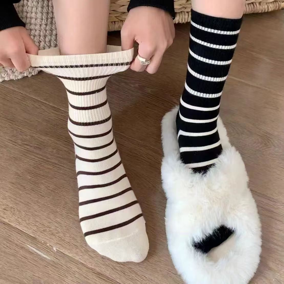 冬款成人袜子一双