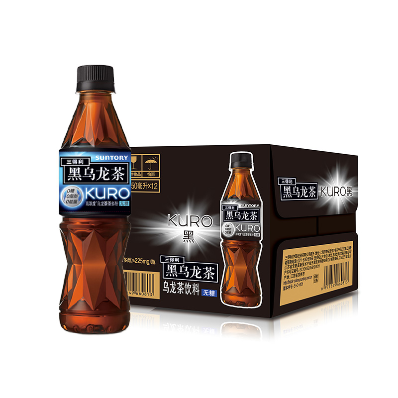 三得利黑乌龙茶饮料350ml*12瓶
