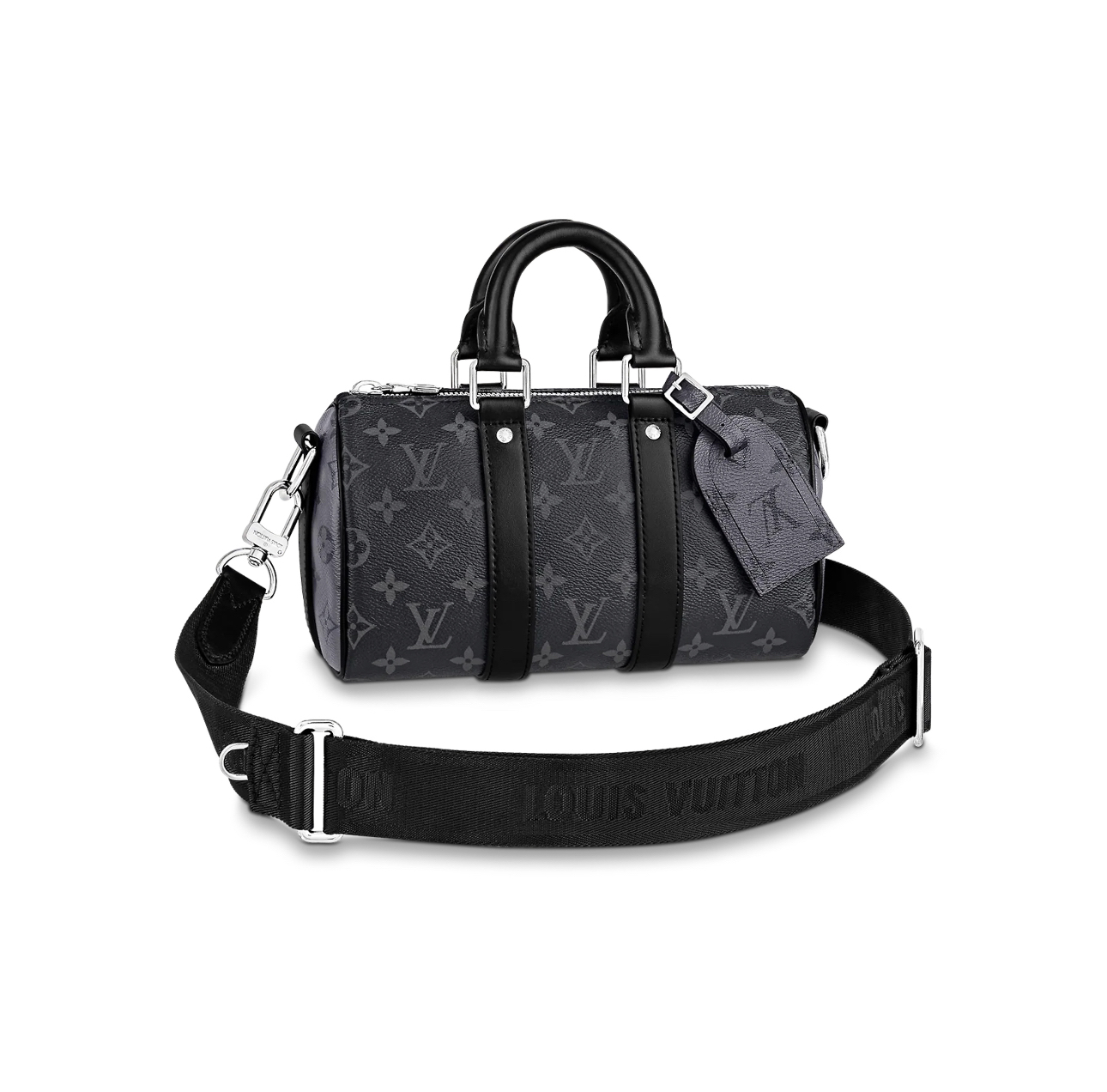 99新 LouisVuitton/路易威登 Keepall25黑武士手提包