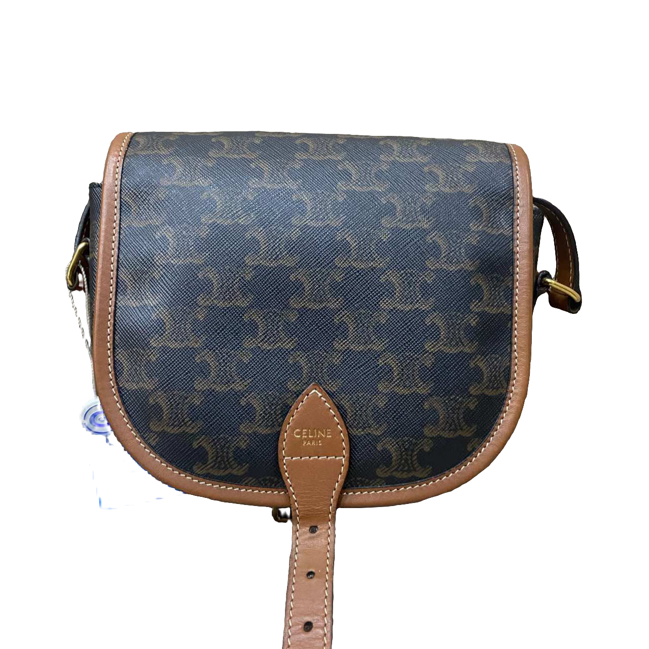 99新 Celine/思琳 99新 Celine/思琳 经典老花马鞍包单肩包20年