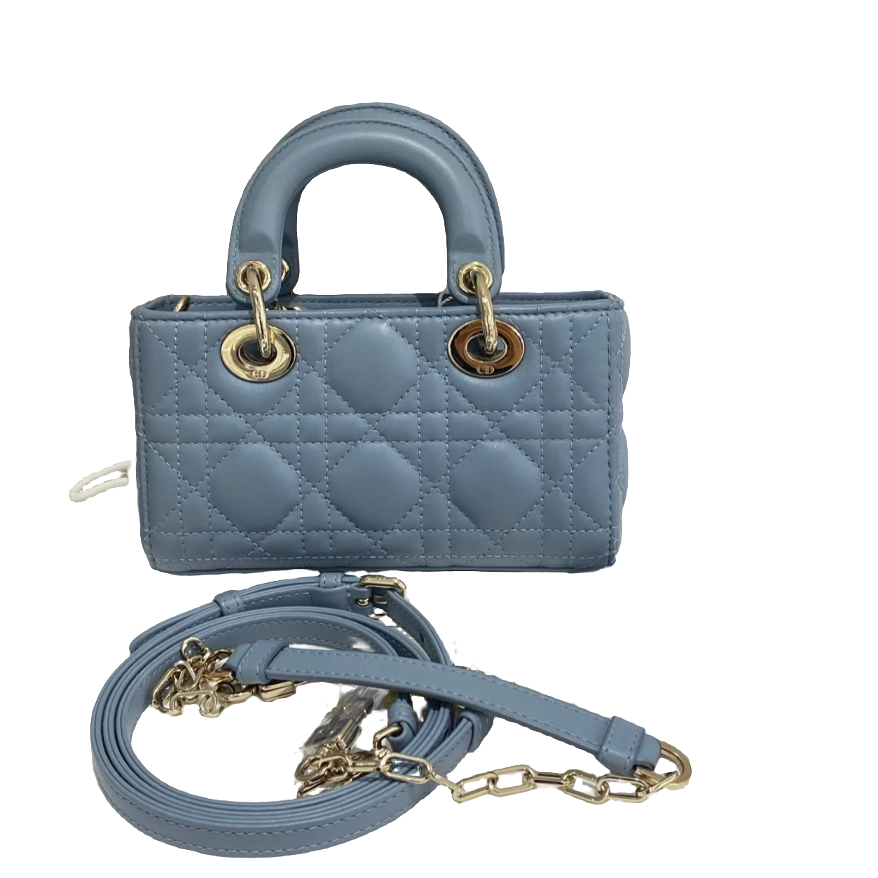 99新 DIOR/迪奥 D-Joy横版迷你戴妃包斜挎包23年全套手提包