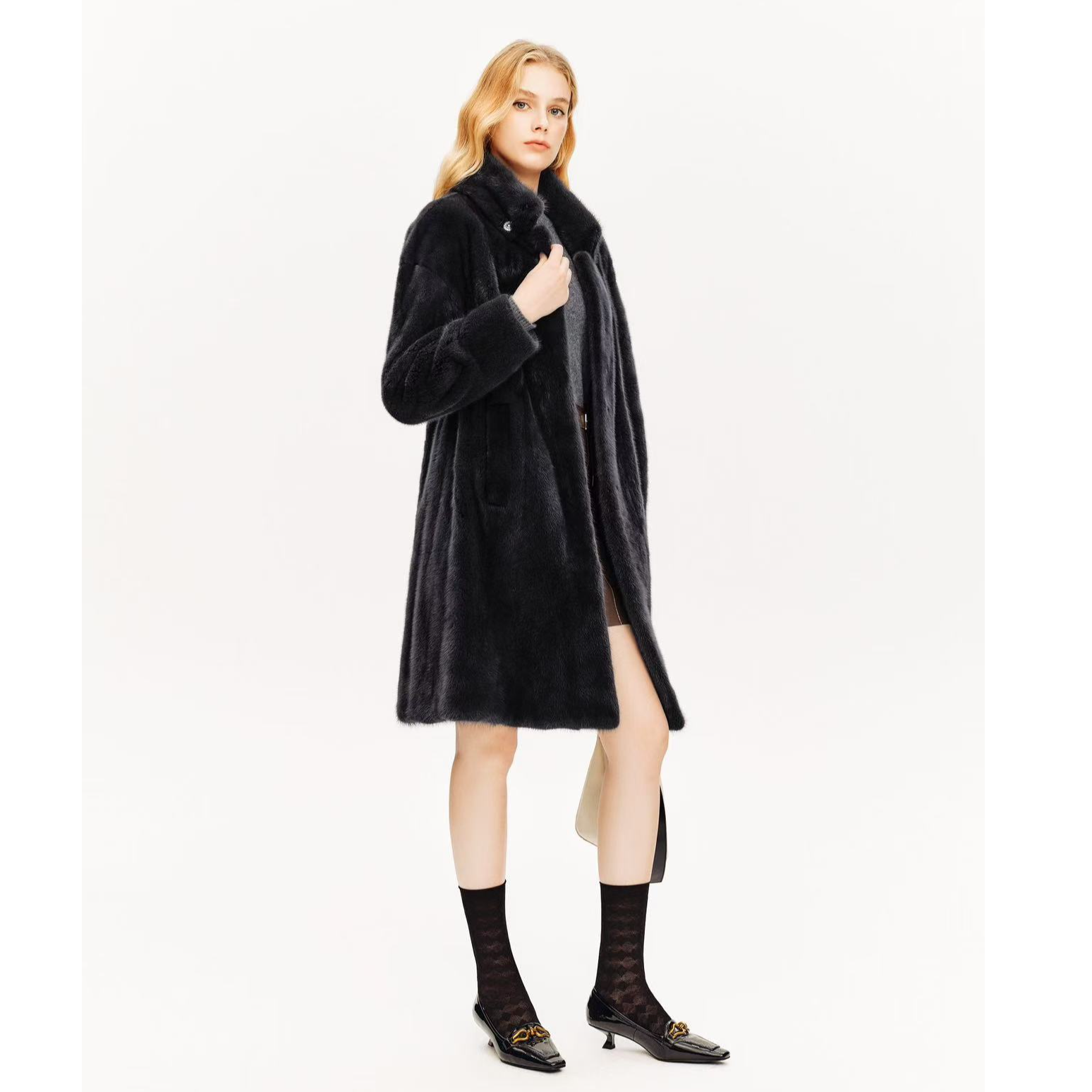 【整貂】诗篇金标商场同款冬季新款水貂高级感女士皮草6C64509293