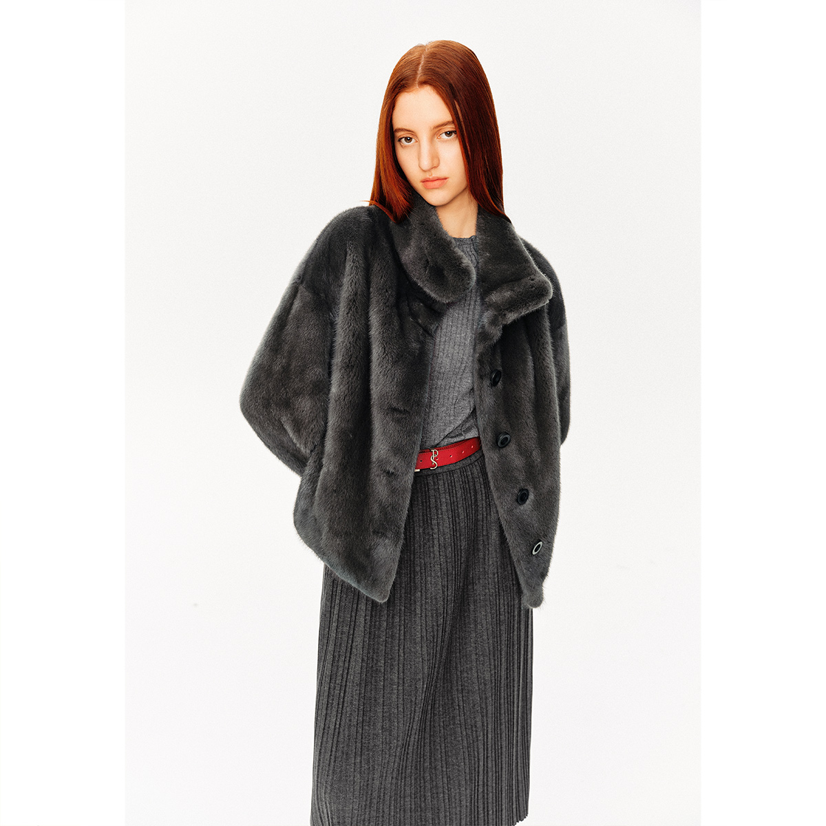 【整貂】PSALTER诗篇 冬季新款高奢大气保暖皮草外套6C34509010