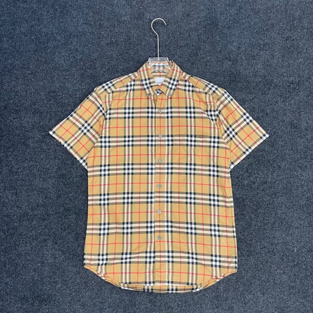 Burberry巴宝莉/经典格纹短衬衫/9.9新/尺码S/公价7K