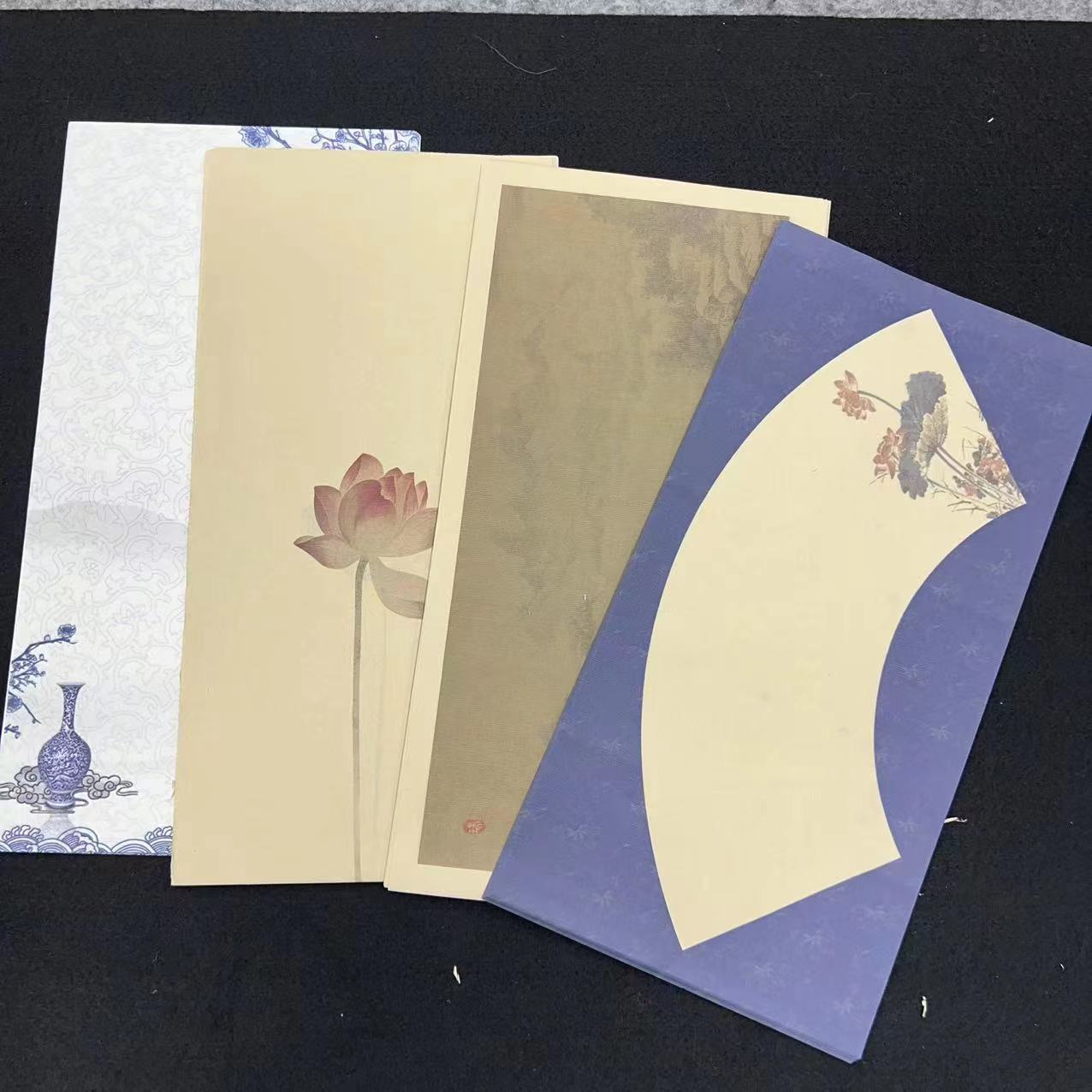  17*34蜡染微喷小手扎书法作品纸