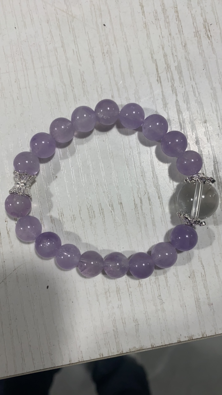 天然水晶薰衣草色紫水晶