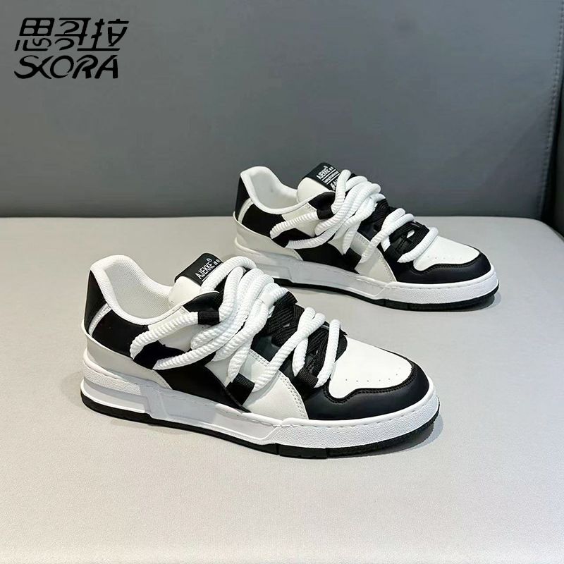 新款男鞋厚底时尚增高秋冬板鞋运动轻便百搭耐磨休闲潮鞋