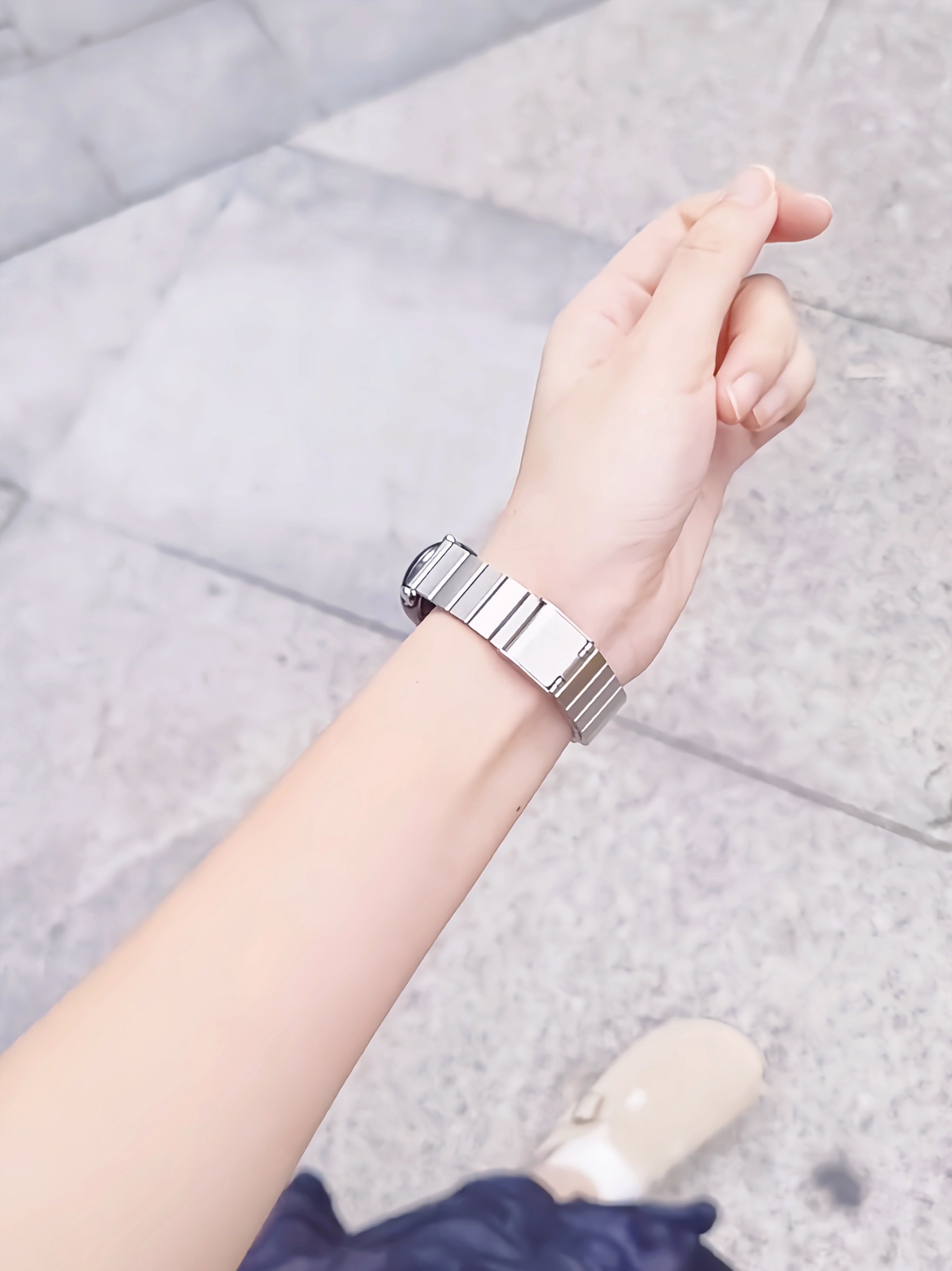 适用小米手环9/8 简约不锈钢气质金属表带轻便气质高级感