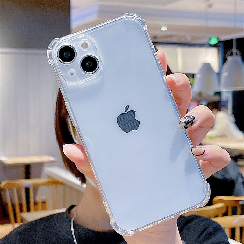 爆款苹果15pro手机壳iPhone14全包13透明硅胶12防摔保护套78P/11