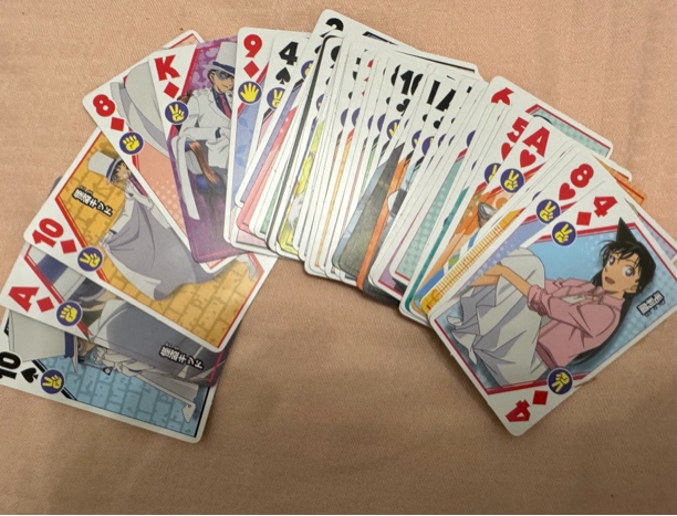 名侦探柯南 古早扑克牌盲抽