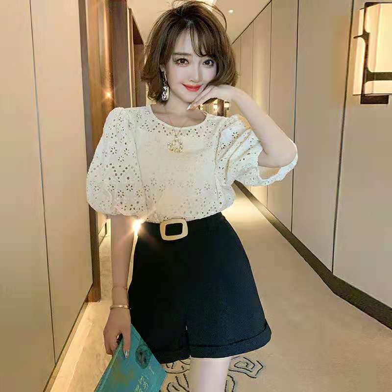 直播间长袖娟姐服饰均码气质上衣