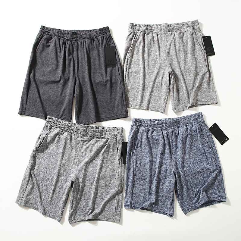 阳离子运动短裤男夏季薄款弹力户外健身跑步宽松直筒松紧腰五分裤