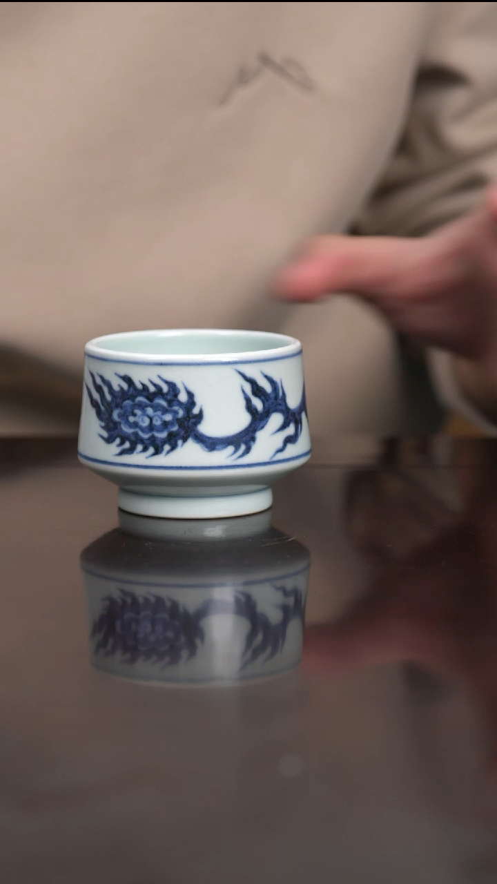 【闪购商品】陶瓷克勤堂火焰水洗杯