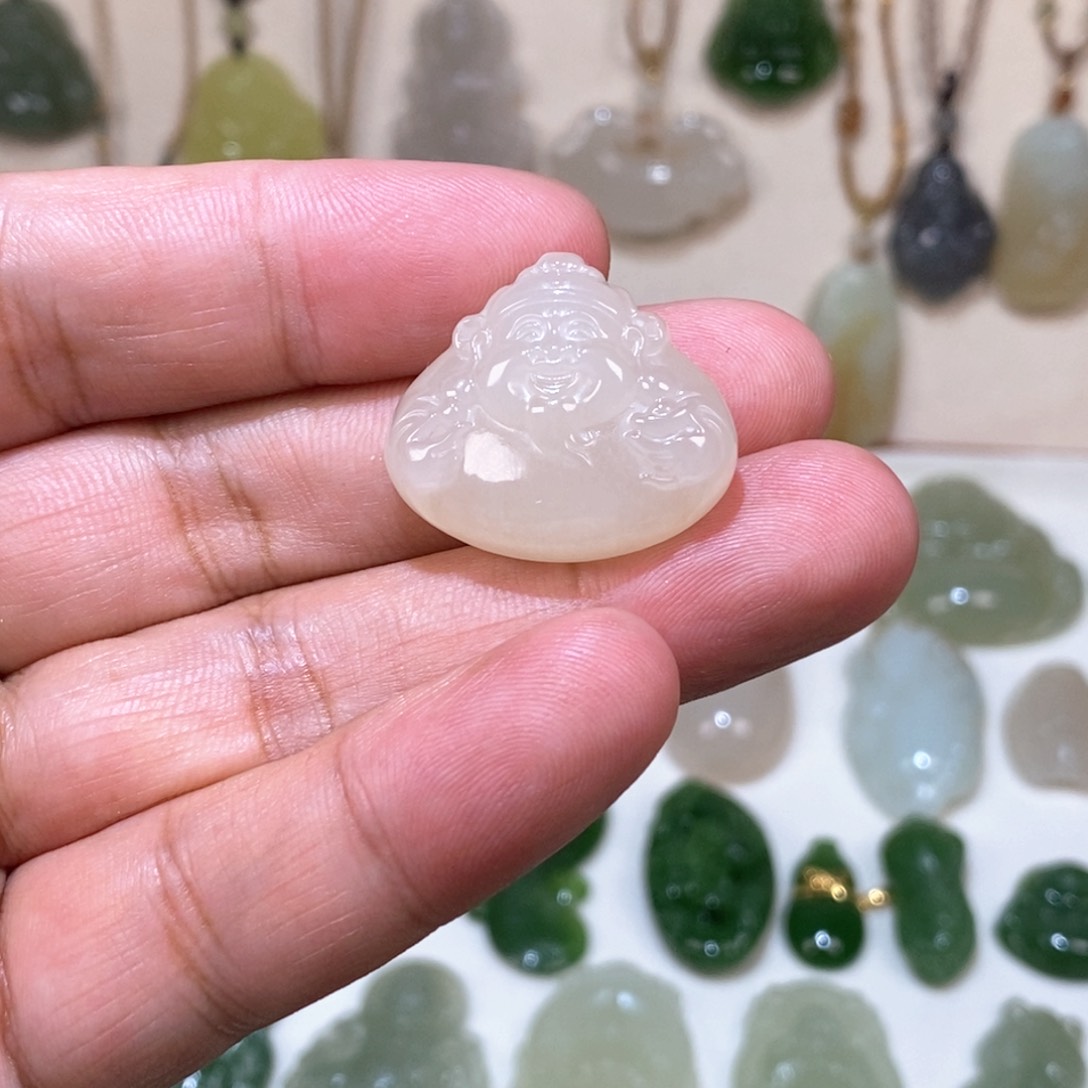 和田玉吊坠(不含链)未镶嵌