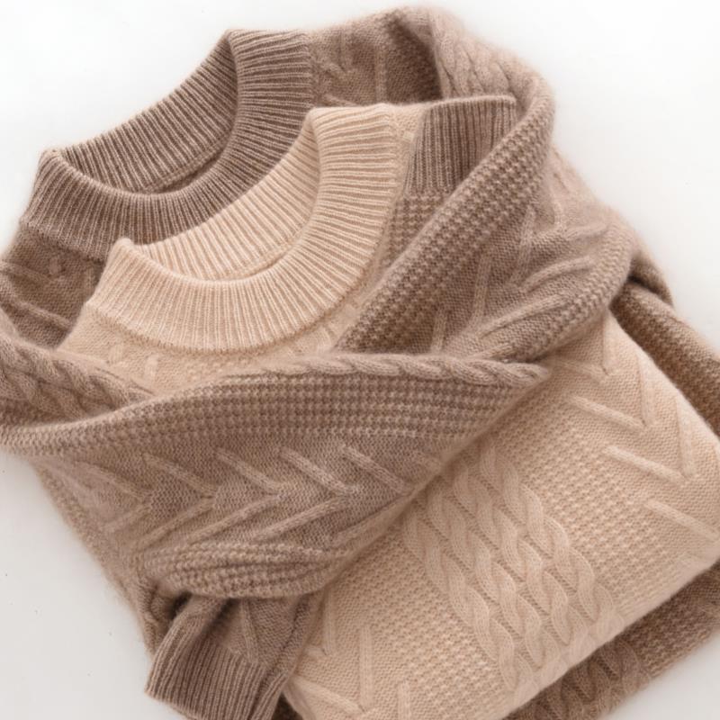 儿童羊绒衫加厚男童半高领女童套头色山羊绒毛衣秋冬针织打底衫