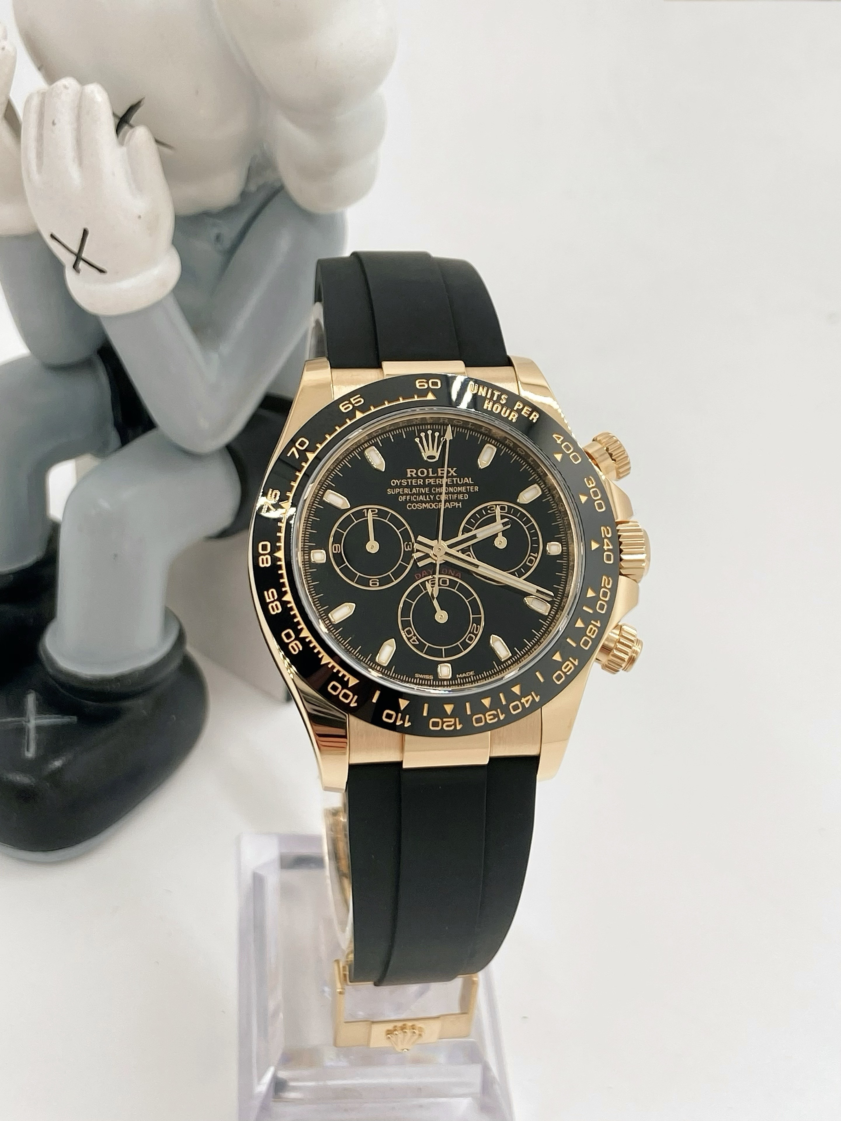 99新 Rolex/劳力士 116518-0035黄金胶带迪通拿黑武士