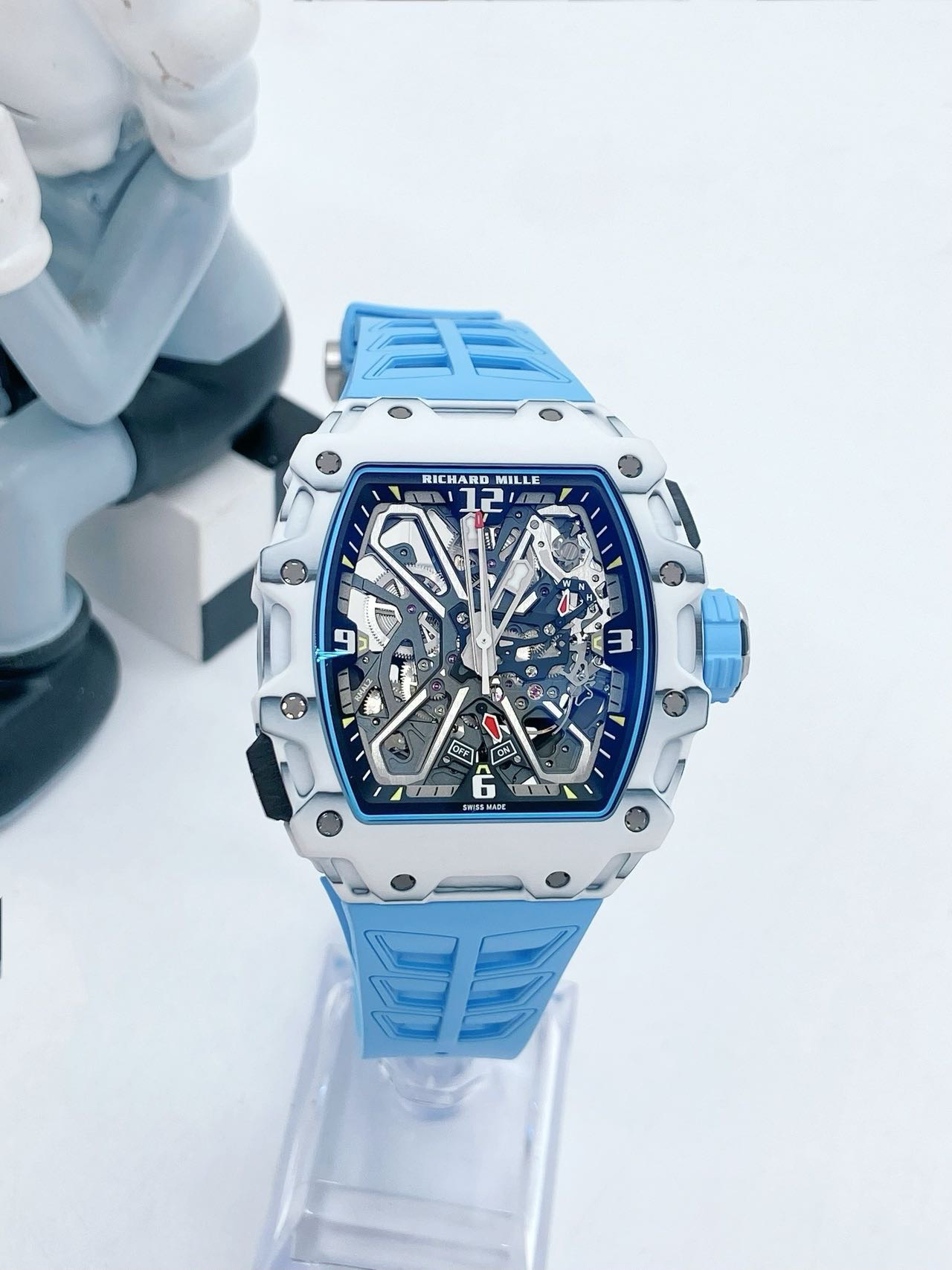 全新未使用 理查德米尔 rm35-03 白色ntpt 新款理查