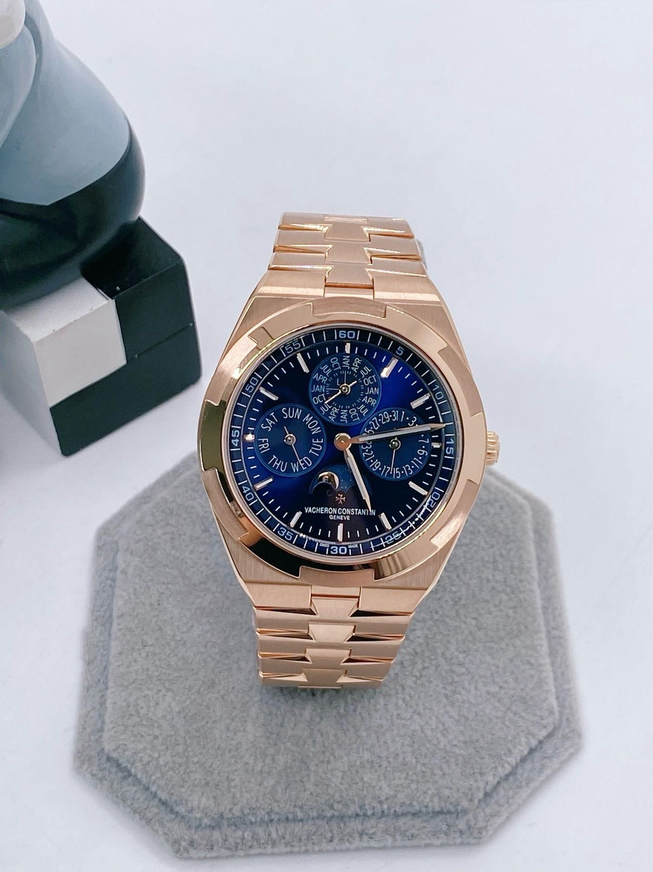 99新 Vacheron Constantin/江诗丹顿 4300v全金蓝盘