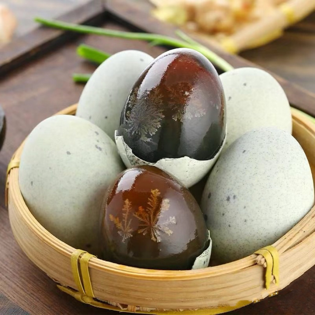 【费丰70-80克/枚】蛋王无铅溏心松花皮蛋天然农家腌制QQ弹凉拌即食