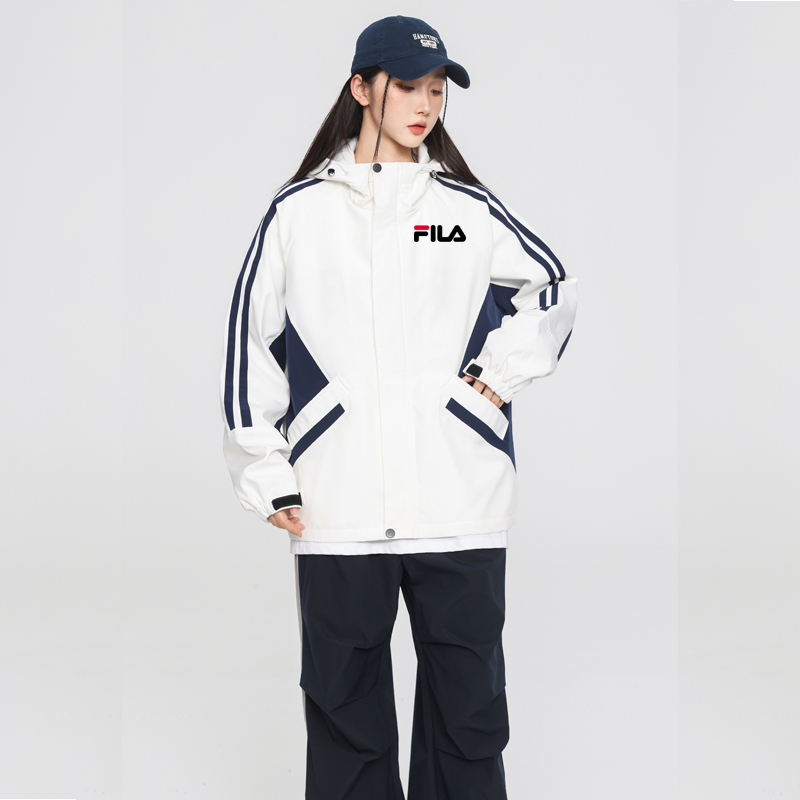 准新品  秋冬新款夹克冲锋衣外套男女同款运动夹克运动装外套06