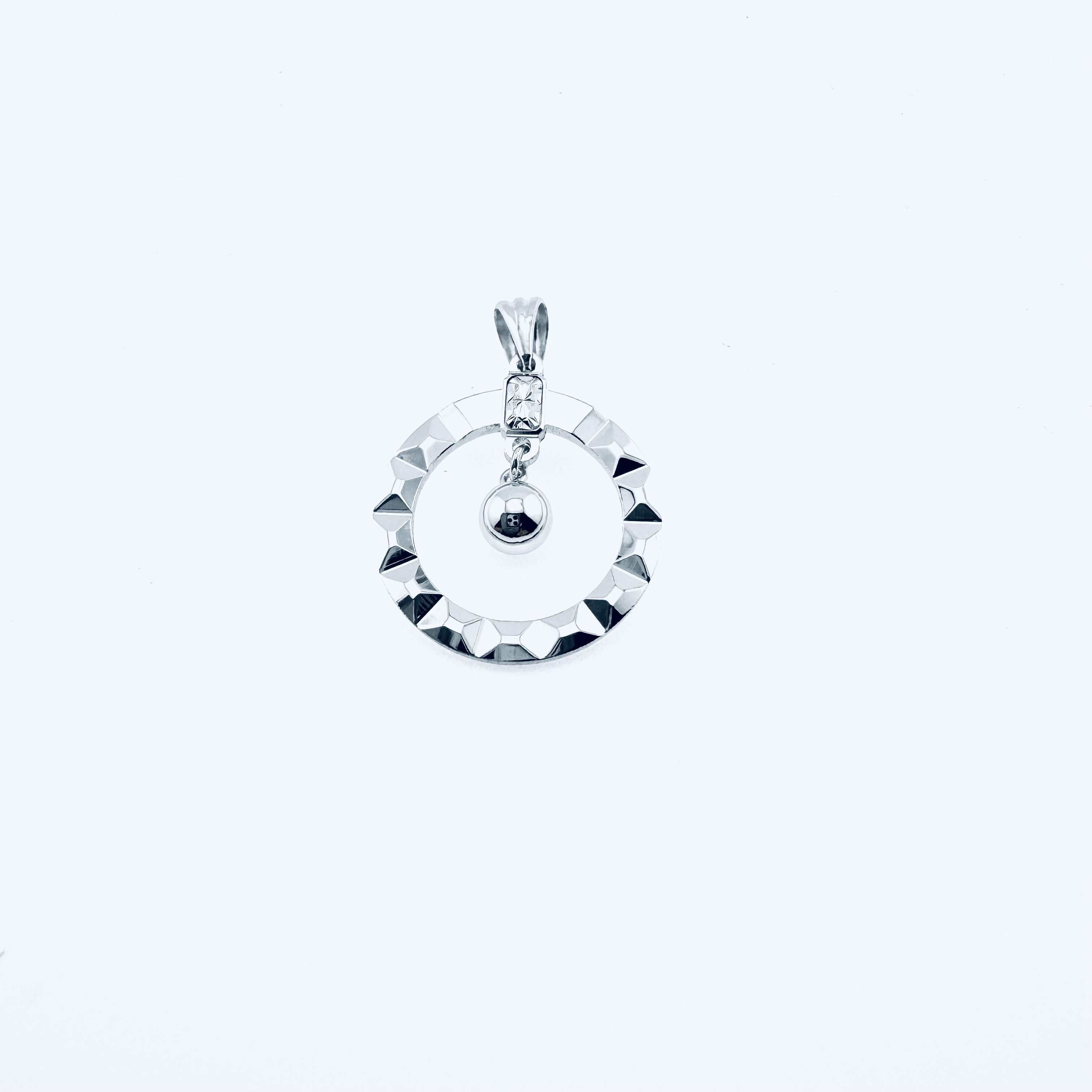 铂金Pt950有求必应提溜圈圈吊坠  2.96克