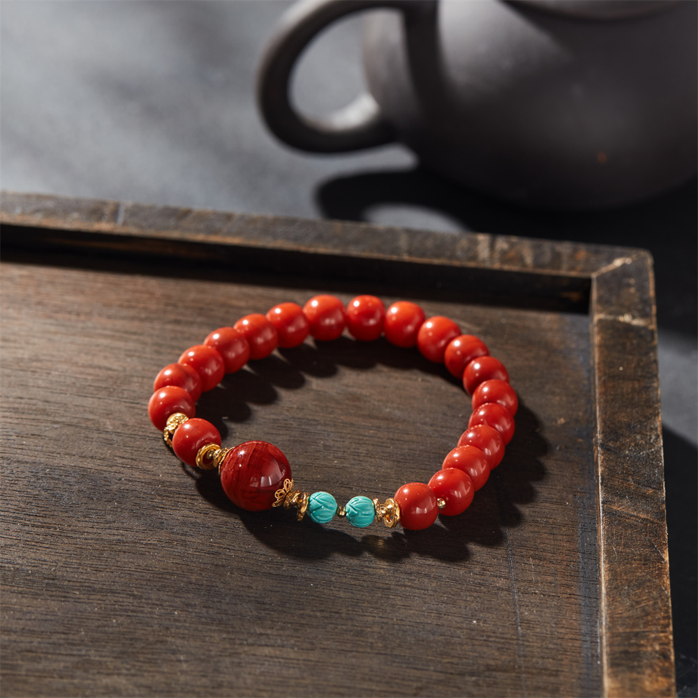 【云上雅岚】西楼月丨18K南红手串#XYGD005002-A