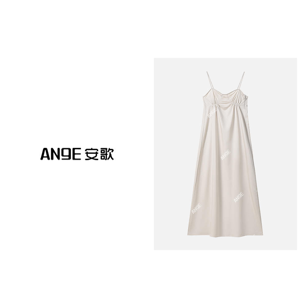 ANGE SUNNY【娜扎同款 连衣裙】夏季 时尚法式轻奢气质吊带连衣裙