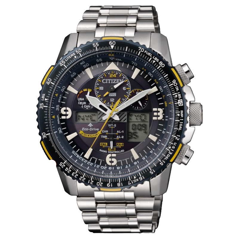 Citizen/西铁城蓝天使二代光动能电波多功能男士手表JY8078-52L