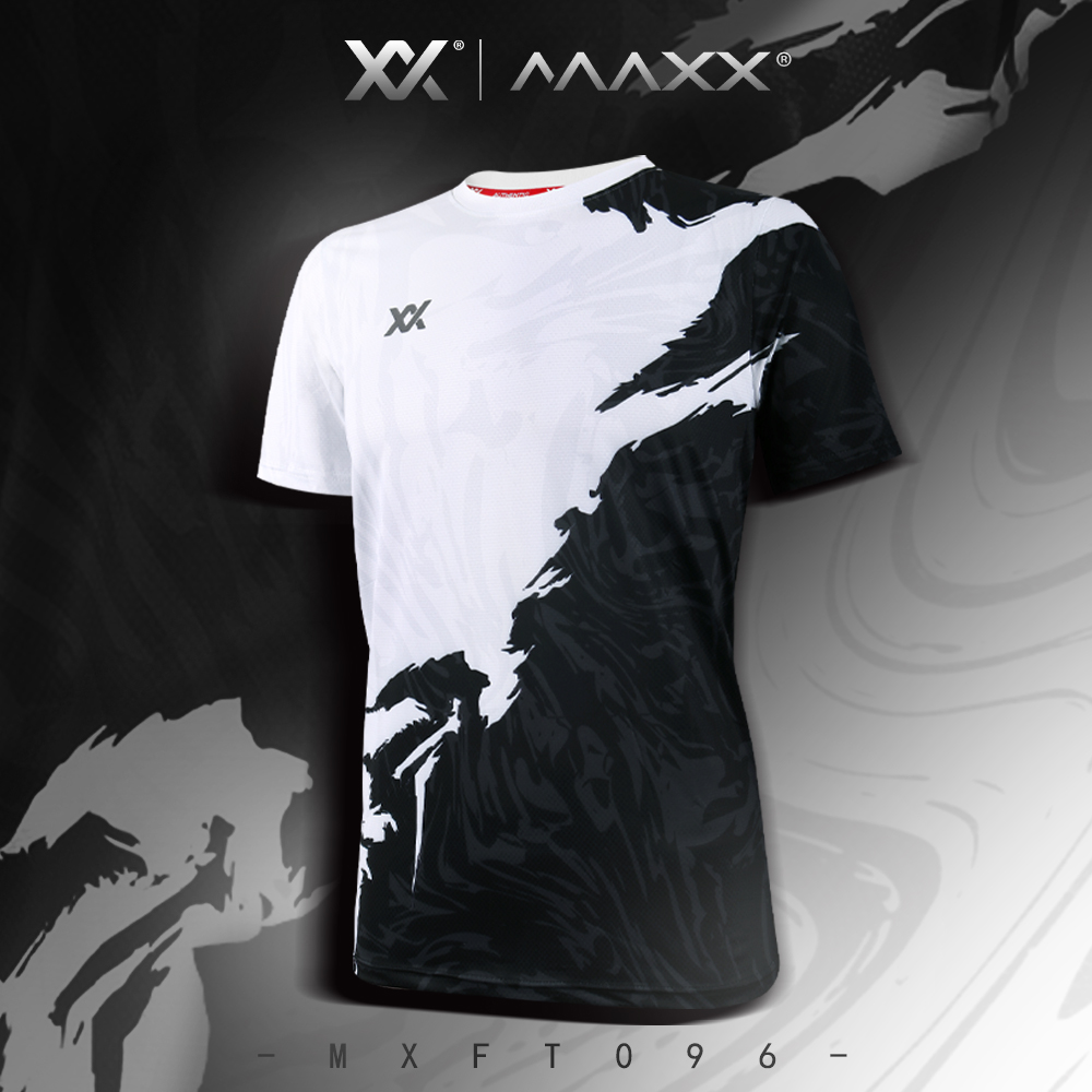 MAXX玛速新款透气短袖宽松羽毛球服半袖大赛服休闲运动训练服男士