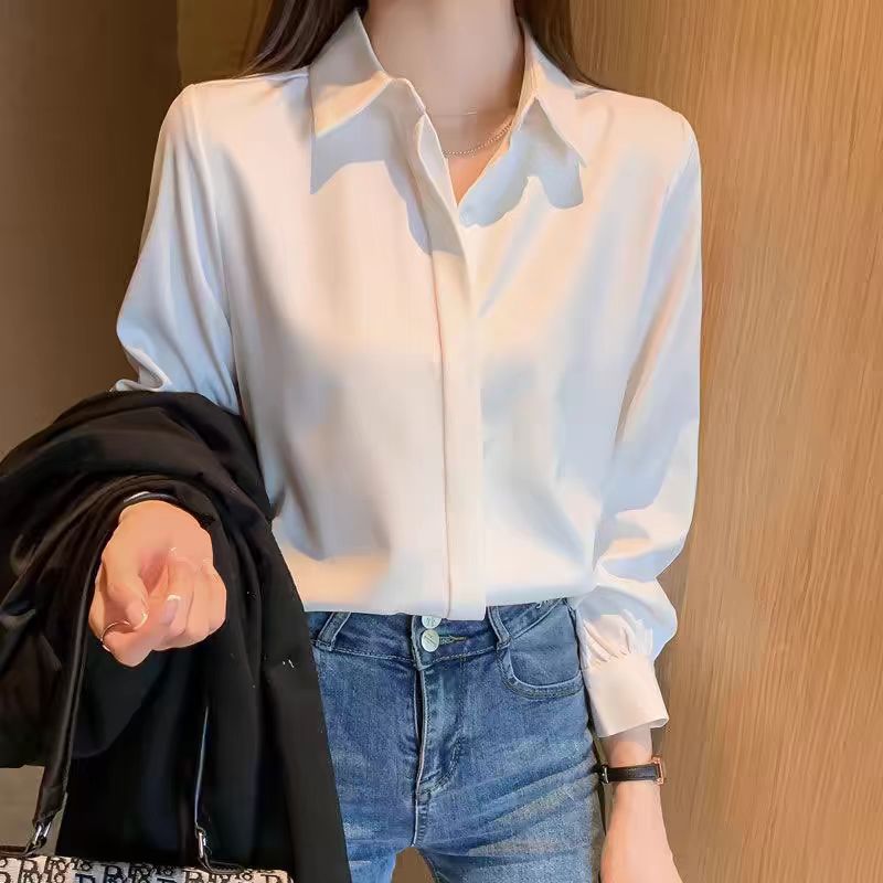 设计感女衬衣裙子百搭小众职业装