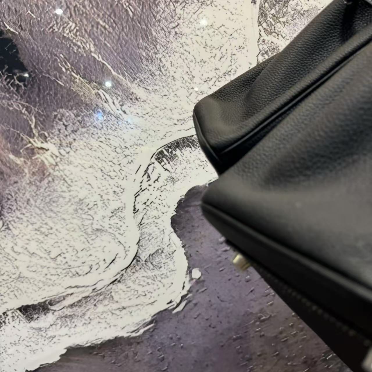 「黑莓慕斯」 30cm拼色斜挎包