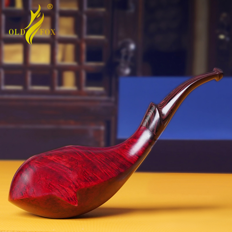 进口石楠木烟斗手工实木自由式鲸鱼烟斗老式传统过滤男士专用烟具