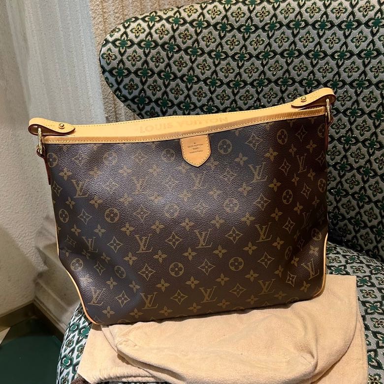 95新 LouisVuitton/路易威登 vintage老花小号delightful单肩包