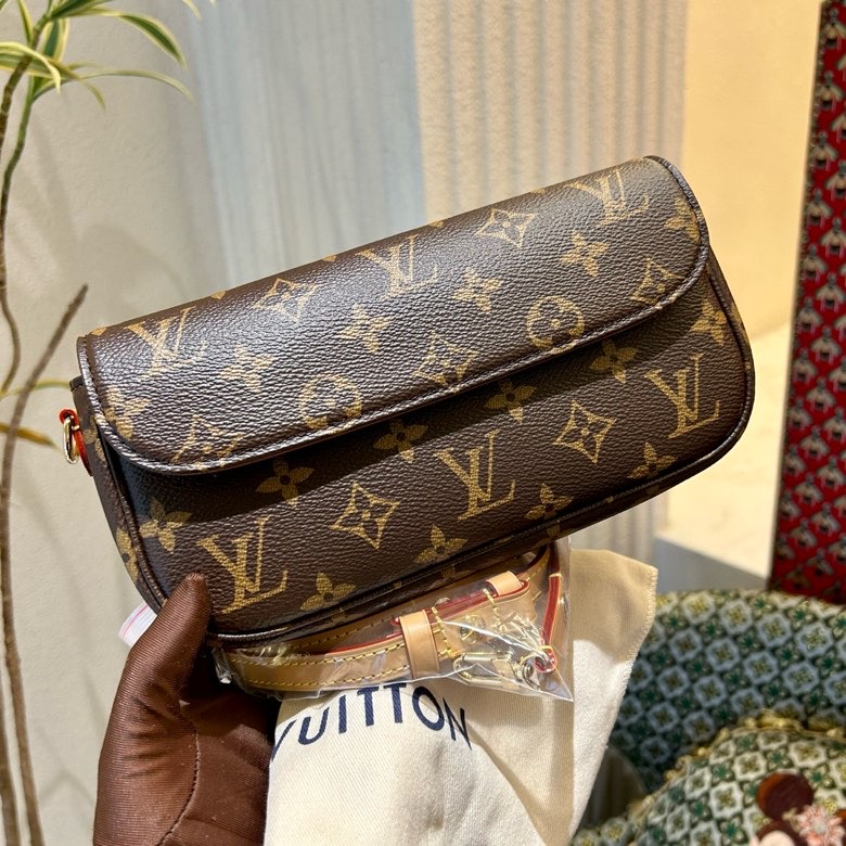 全新未使用 LouisVuitton/路易威登 老花ivy单肩斜挎包