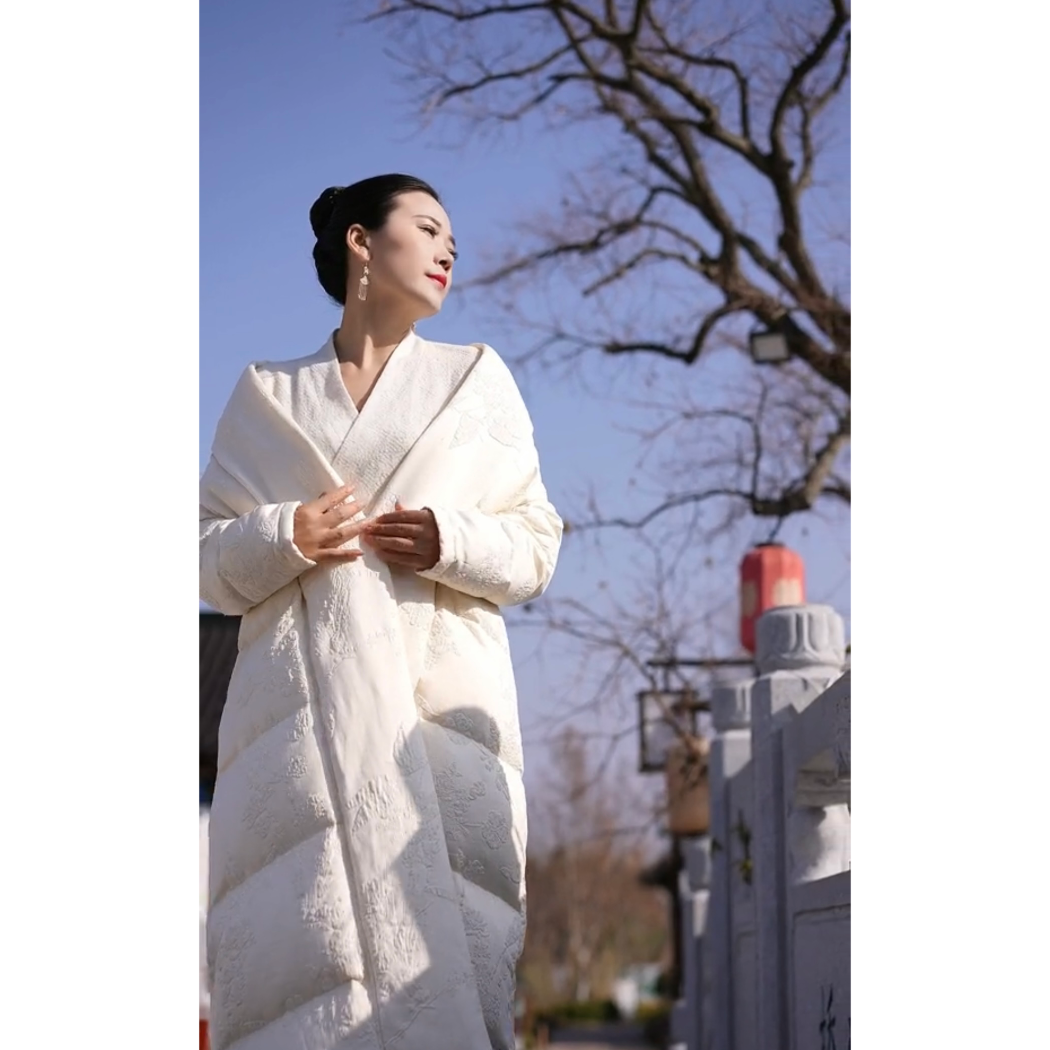 云间拂蕊  | 高品质国风羽绒服中长款时尚女装女士收腰