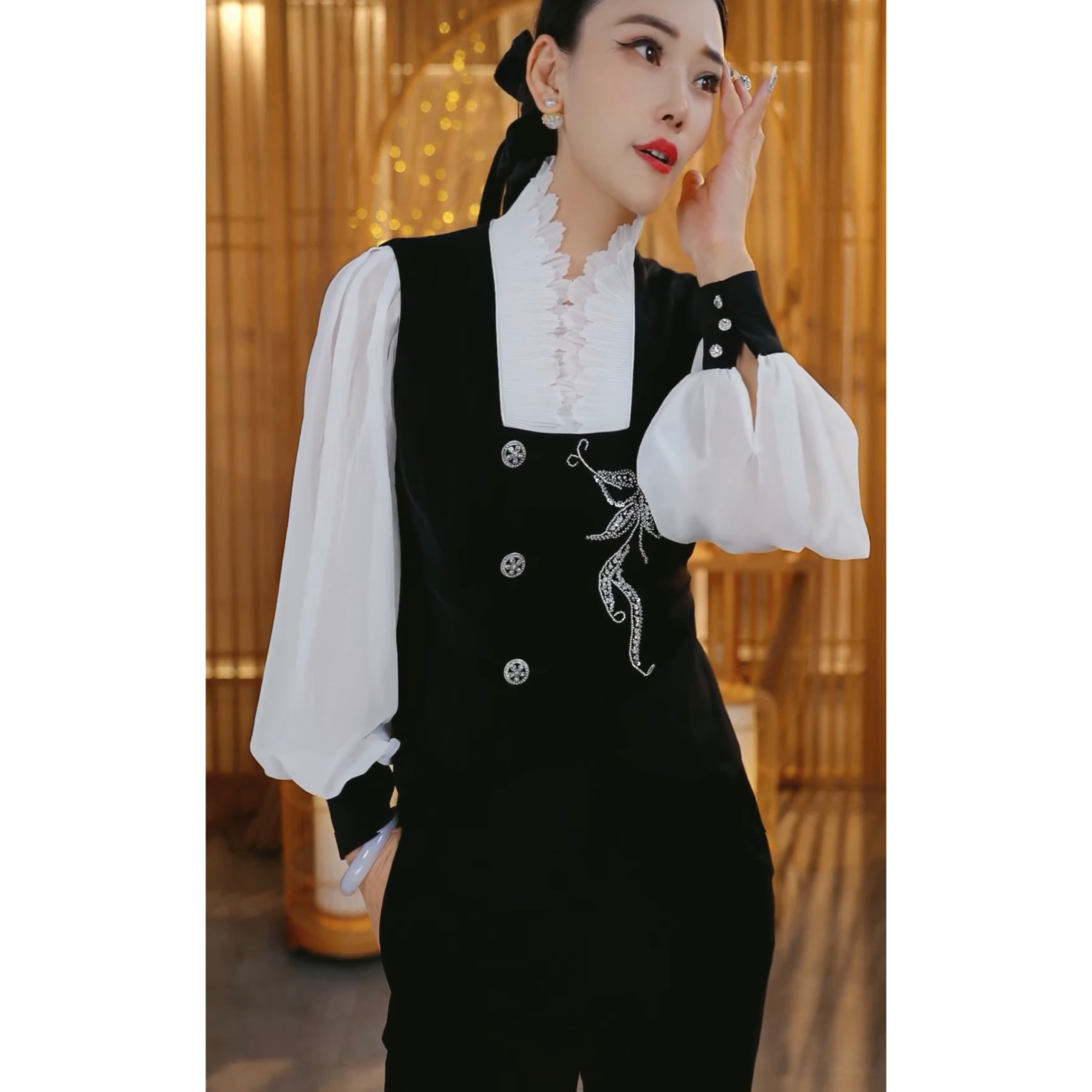 慕南 新中式国风设计师款套装