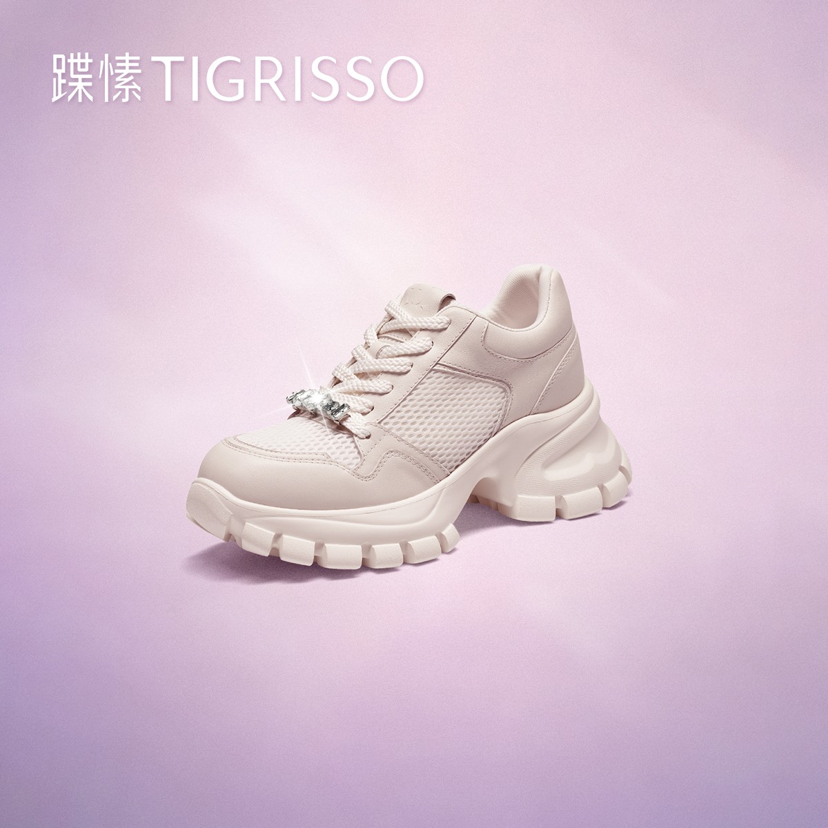 【白月光】蹀愫春季轻便增高显瘦时尚休闲鞋女鞋TA54191-51