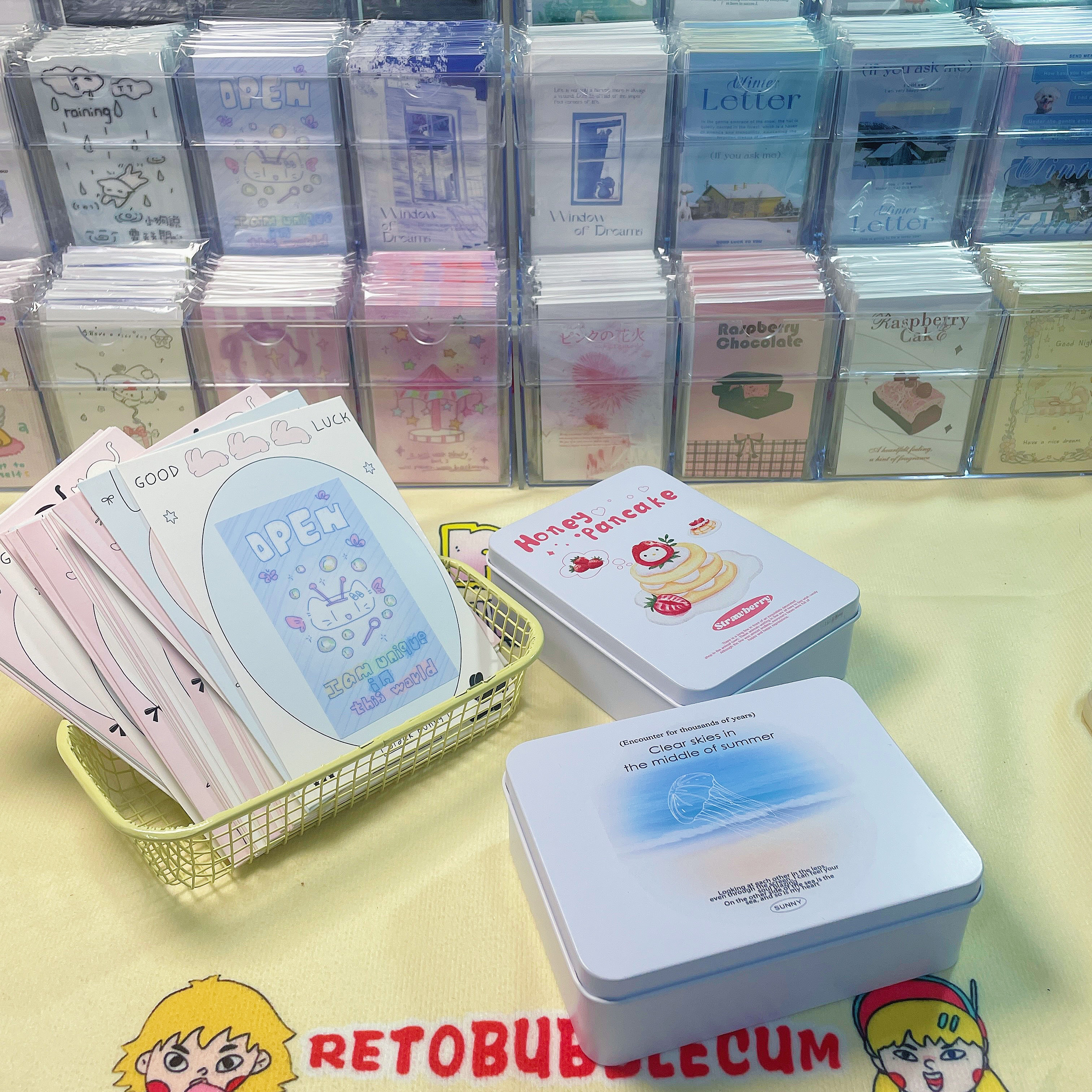 文创抽抽乐内含铁盒卡头卡背售后卡折页 内蒙/新疆/西藏勿拍