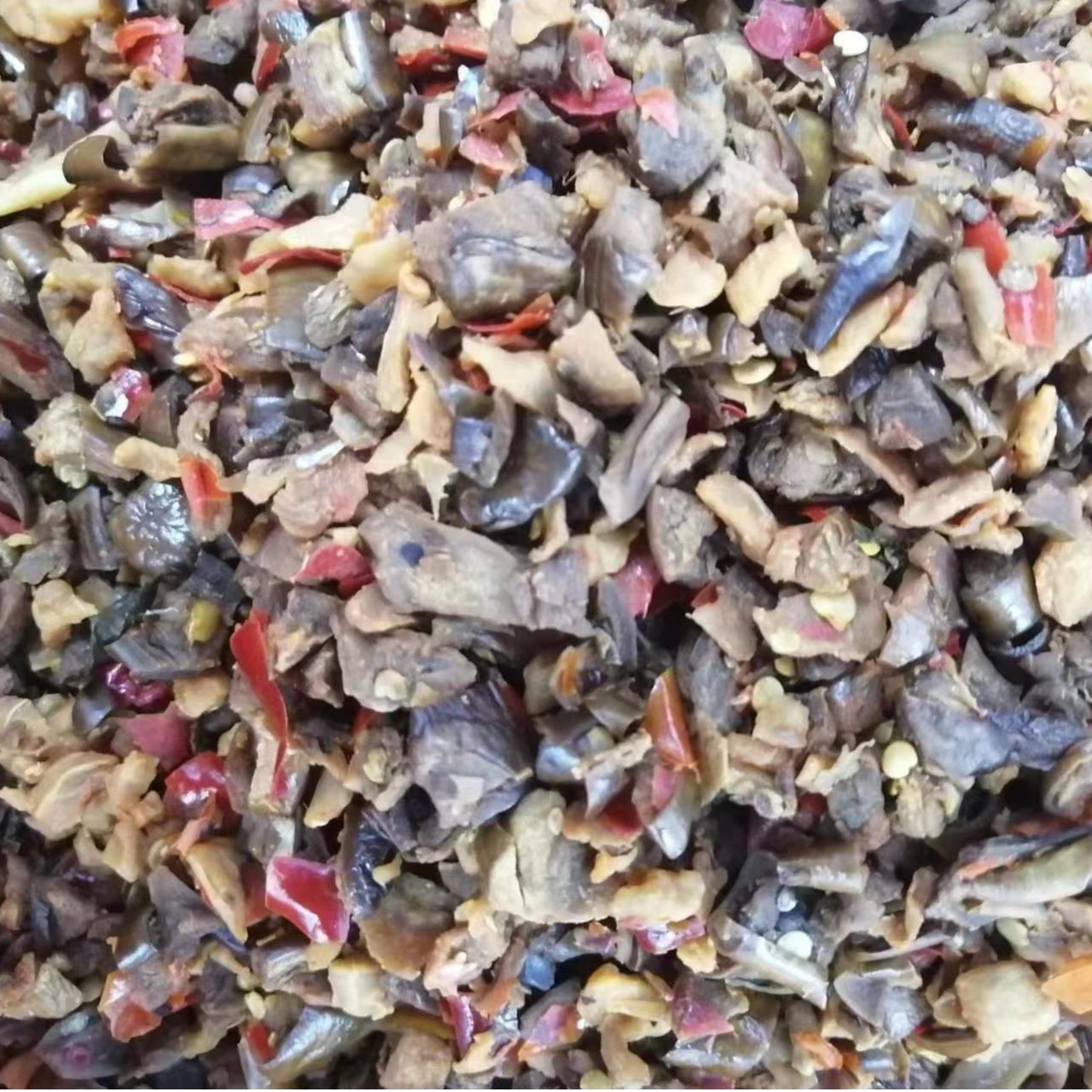 （干茄子酸菜）湘西赶集直播特产土产干货小鱼小虾豆豉酸菜250克起