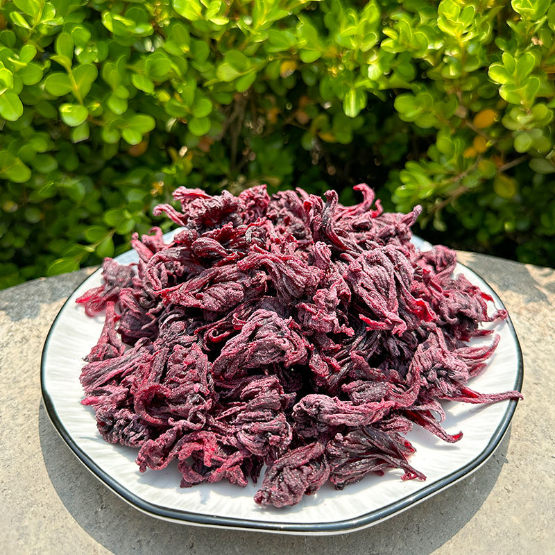 马三多 洛神花干 整朵玫瑰茄 无沙免洗无硫泡茶泡水 100g/罐
