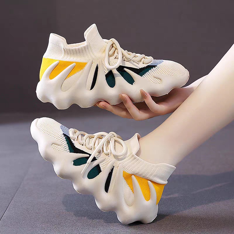 回力瑞椰子女鞋夏季透气八爪鱼休闲鞋跑步软底网面室内健身鞋薄款