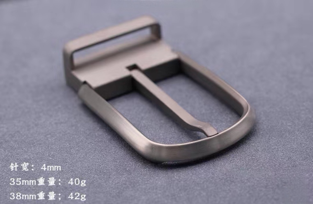纯钛皮带扣/经典针扣扣头/手工腰带扣头
