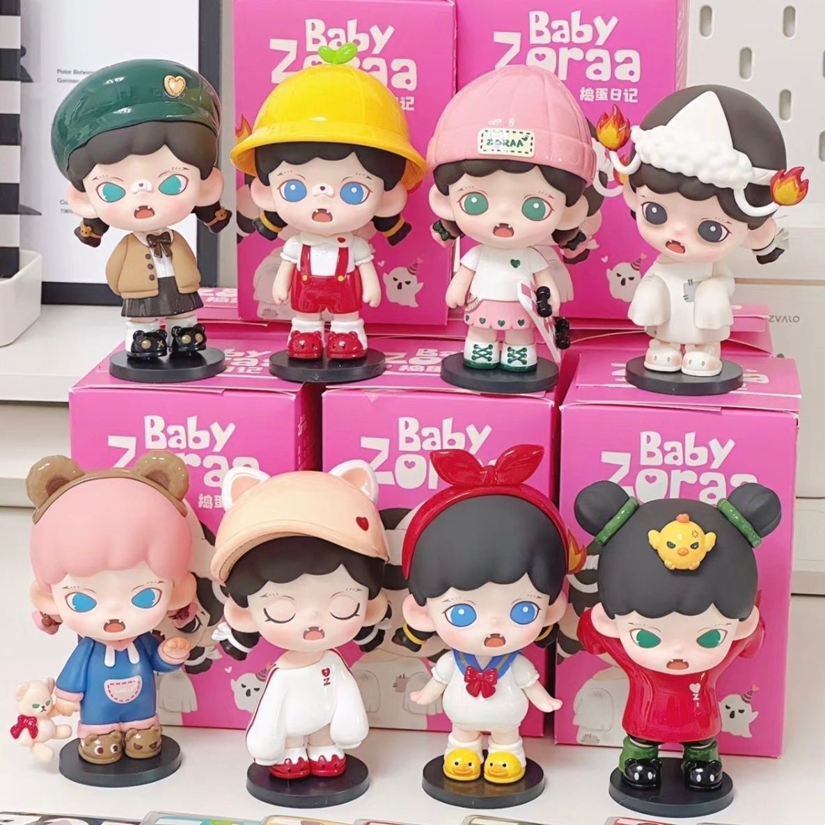 【国版拆盒】捣蛋系列高质量玩法可爱小鬼boss潮玩手办网红古风摆件