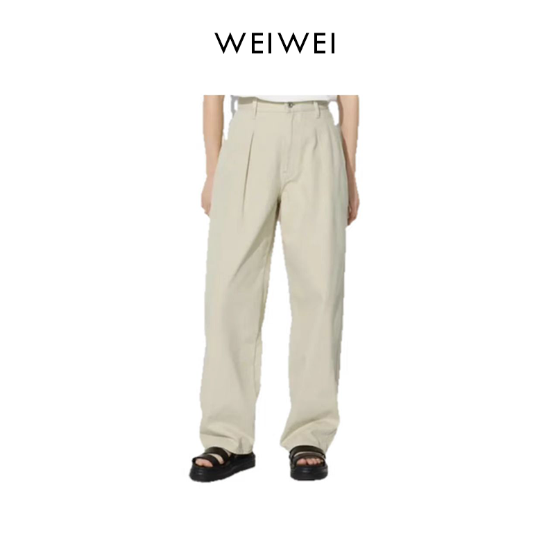 【伞兵裤】U家打褶牛仔裤971631WW