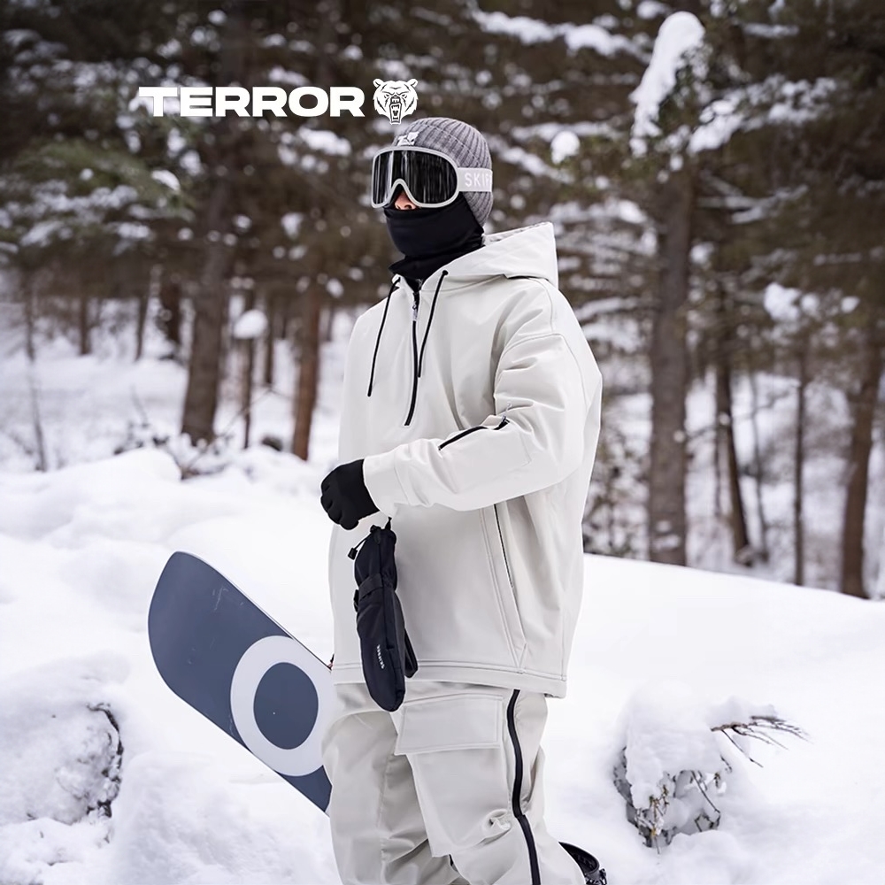 【清仓】TERROR滑雪服上衣雪裤套装软壳卫衣女男成人装备全套雪服